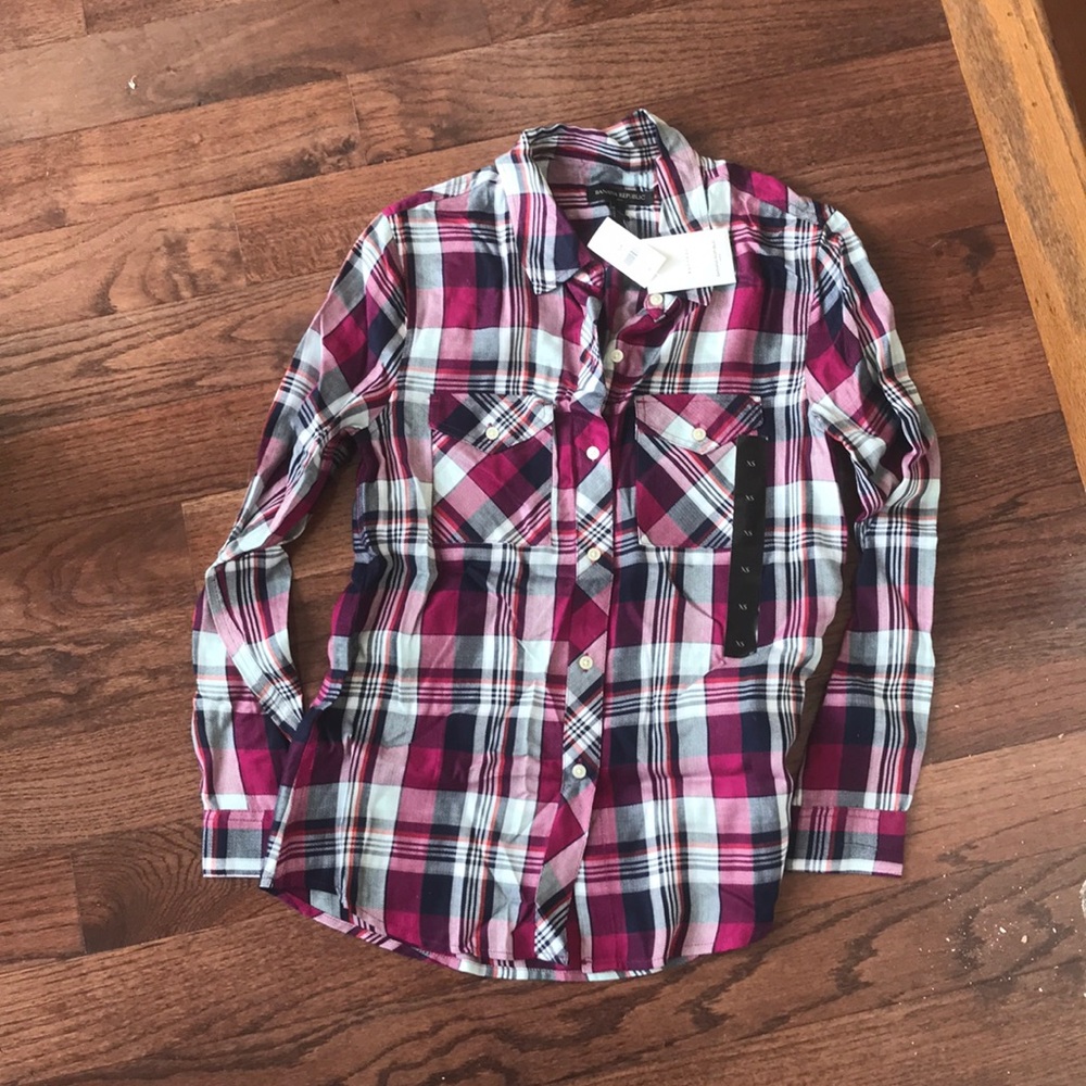 Lightweight flannel perfect for fall!